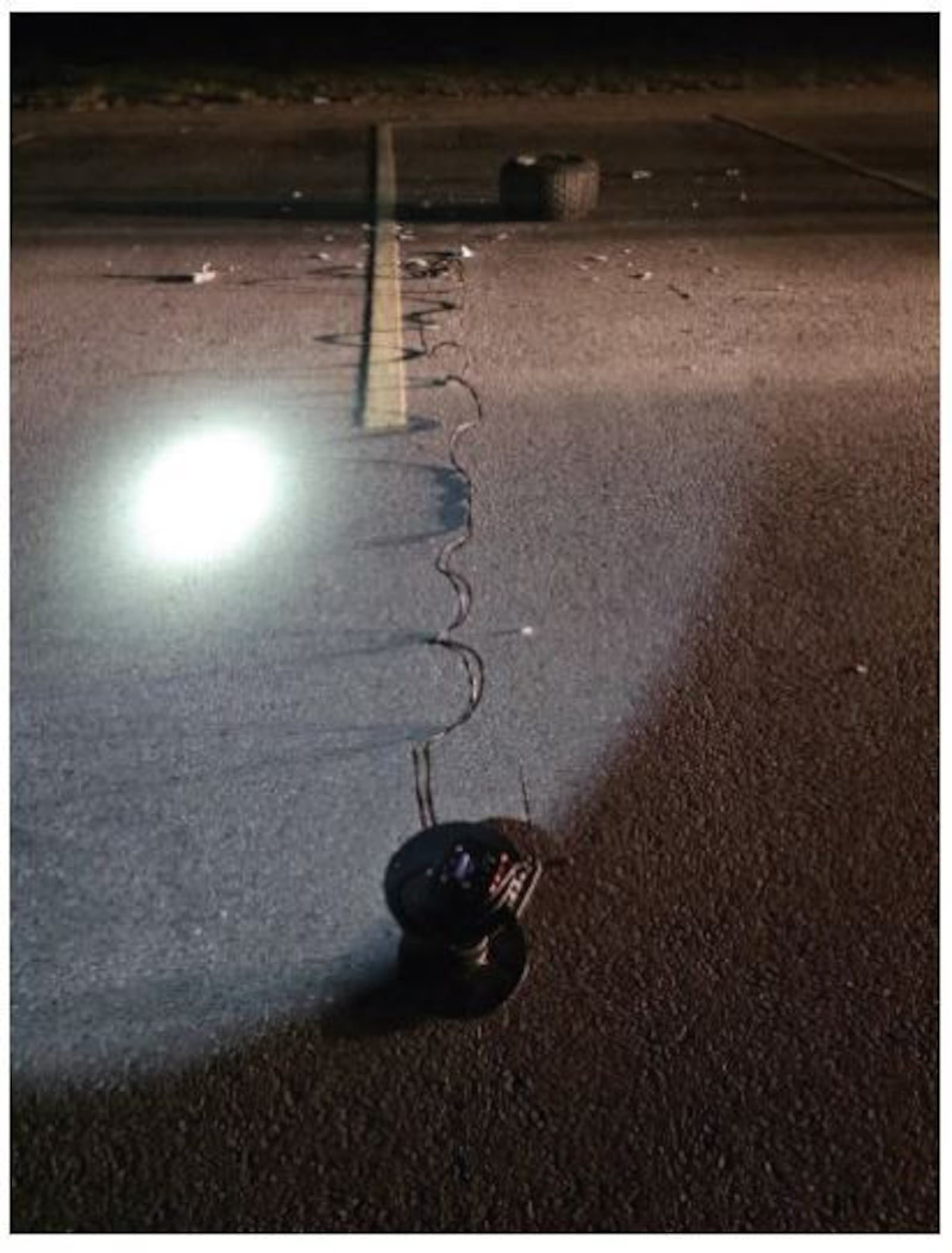 An explosive device was found in the parking lot of the Lebanon Sports Complex Sept. 22, 2024. WCPO