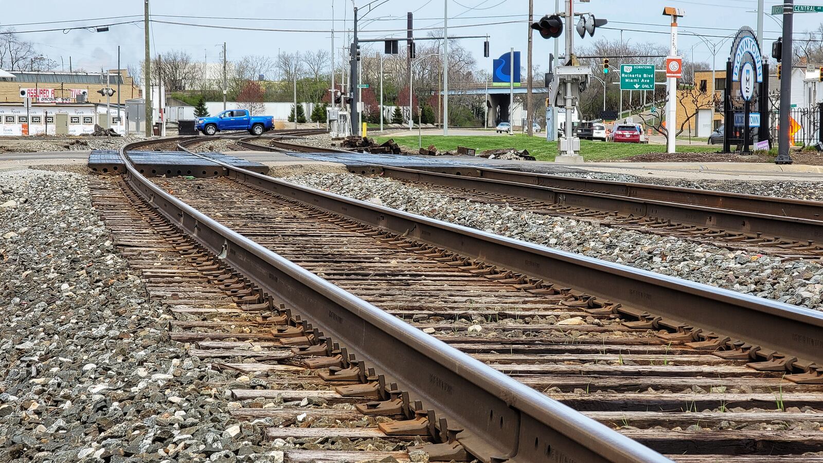 A man was killed early Wednesday morning when struck by a train near University Boulevard and First Avenue in Middletown. NICK GRAHAM/STAFF