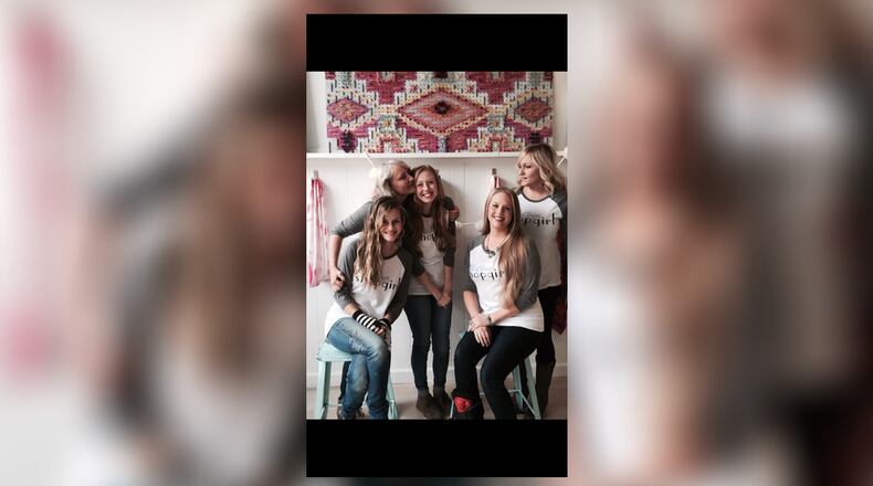 Sonja Smith and her four daughters — Sara Ball, Jackie Housh, Sally Cook and Sammie Clark — focus on creating art in their studio and working with clients on interior design concepts. CONTRIBUTED