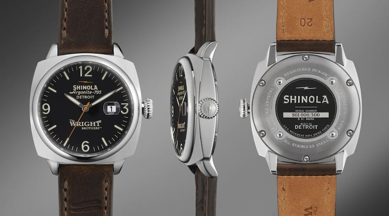 The region’s first Shinola Outlet opens April 25 at Cincinnati Premium Outlets in Monroe. The Detroit, Mich.-based company offers a variety of watches, leather goods, bicycles, journals and accessories for men and women.
