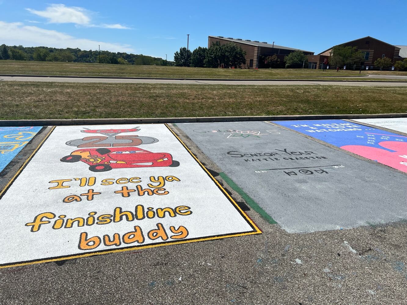 Fairfield high school senior parking lot 2024