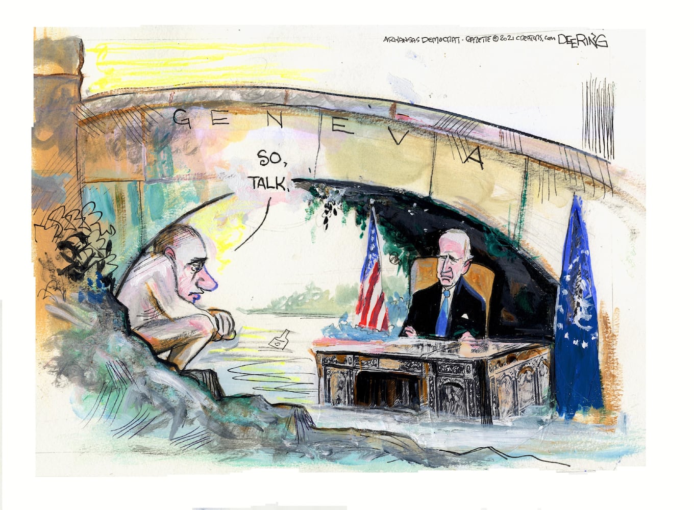 Week in cartoons: Biden and Putin, Juneteenth and more