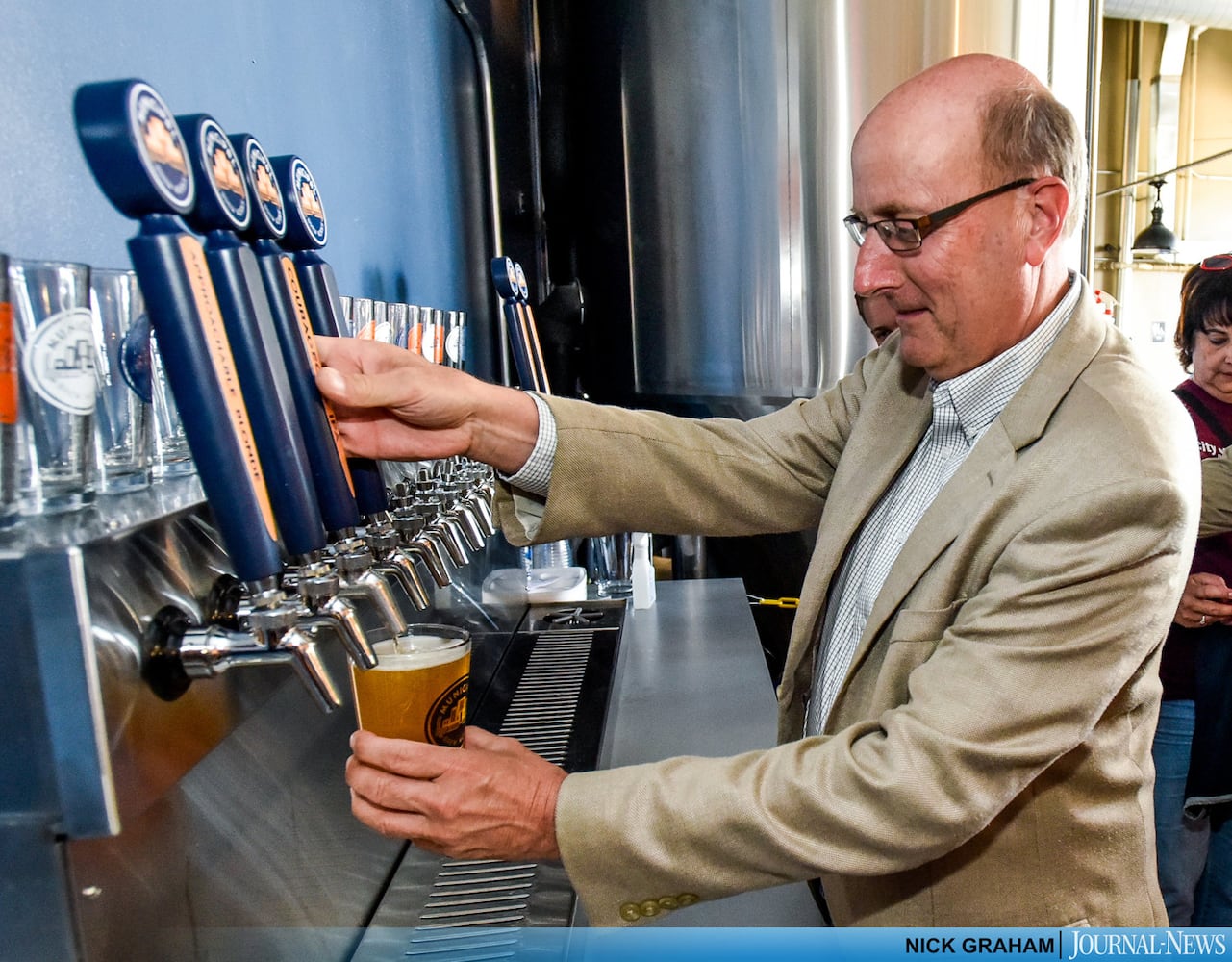 Municipal Brew Works First Pour