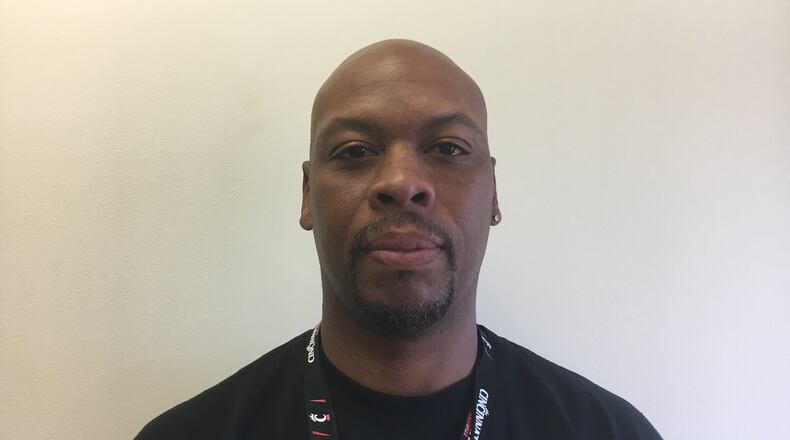 Don Simpson, former defensive coordinator at Princeton, is starting his first season as Middletown High School’s head football coach. RICK CASSANO/STAFF