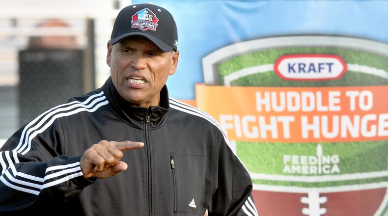 Hall of Famer football player and former Bengal lineman Anthony Munoz continues to support struggling members of the Greater Cincinnati community. He'll host a fundraiser for his Anthony Munoz Foundation at TopGolf next month. GREG LYNCH/FILE