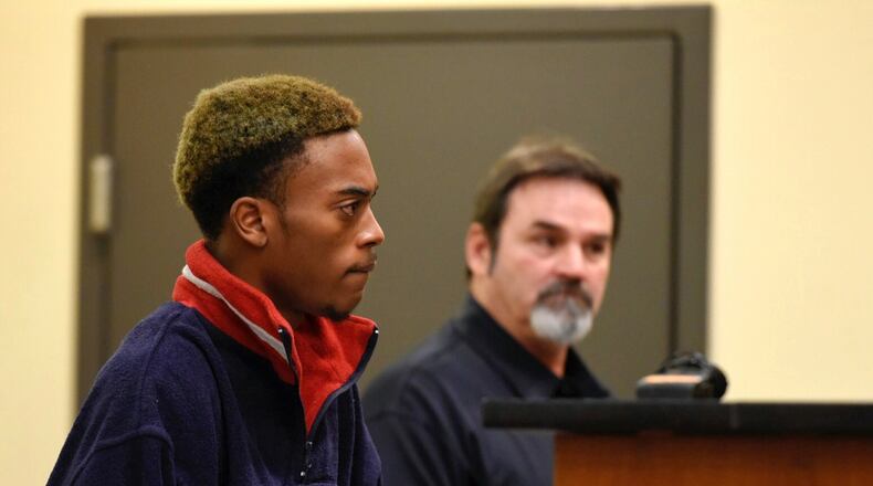 William Boyd Jr. in Middletown Municipal Court. He is charged with murder for the shooting death of Jamelle Willis on Feb. 16. NICK GRAHAM/STAFF