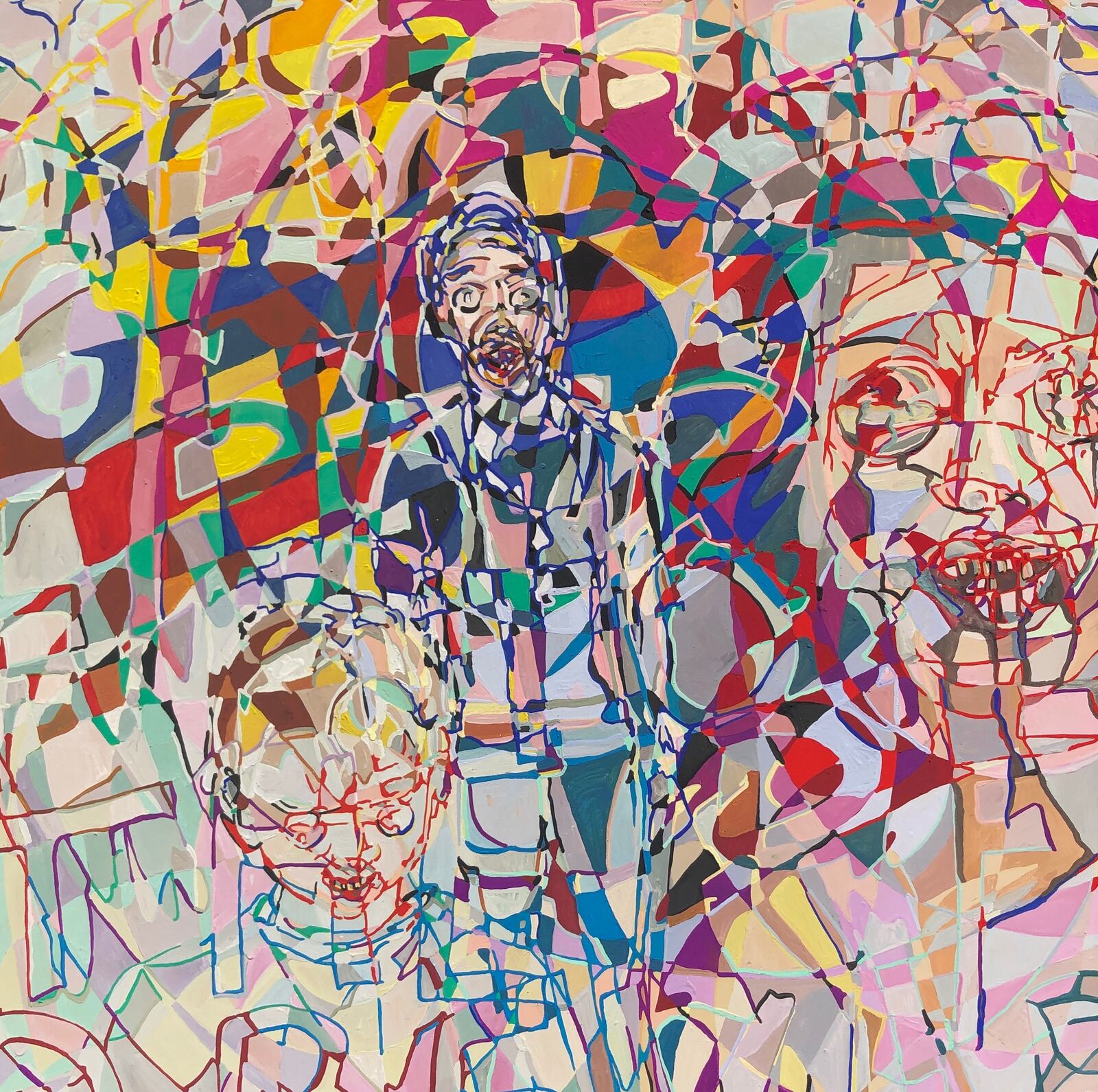 "Together Forever" is a piece of art by Nicole Foran, on display at the Fitton Center in Hamilton. CONTRIBUTED