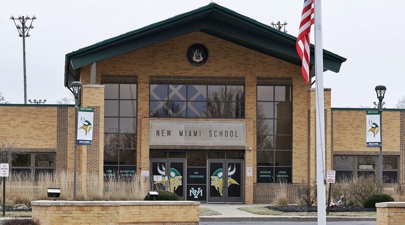 New Miami School in the VIllage of New Miami, Ohio. NICHOLAS GRAHAM / STAFF