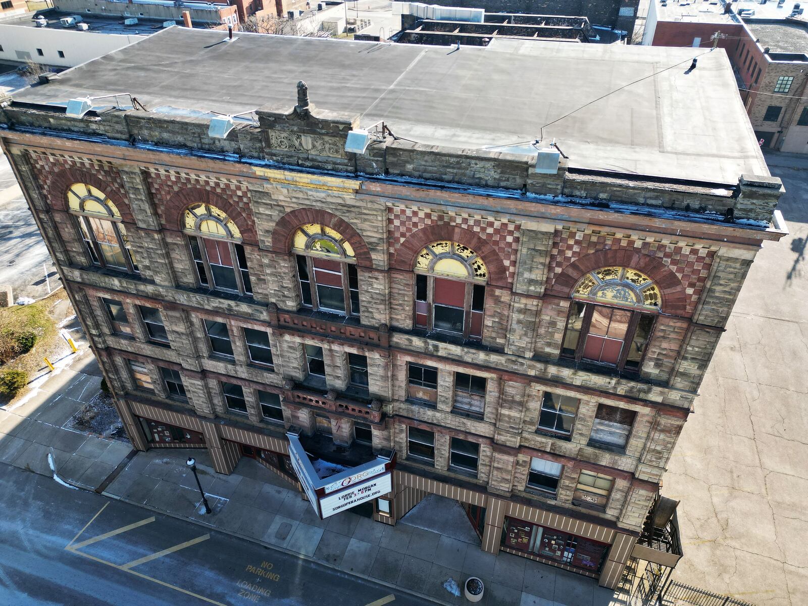 A committee called the Sorg Revitalization Group is seeking to raise funds for a capital campaign to help with the mortgage and maintenance of the aging Sorg Opera House building, which in the last year has added a slate of shows and regrown as a popular local entertainment venue. The Sorg 1891 Guild Community Campaign will help pay off the mortgage note and maintain community ownership and local ownership for this building. NICK GRAHAM/STAFF