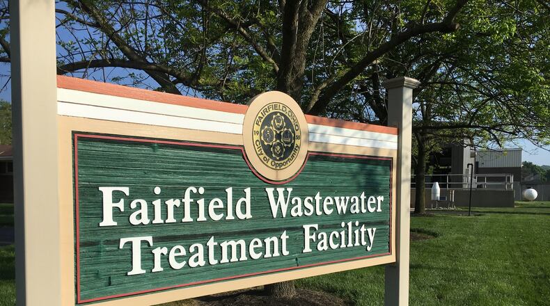 The city of Fairfield is expected to spend $7 million in 2023 for improvements at its wastewater treatment plant on Groh Lane. MICHAEL D. PITMAN/FILE