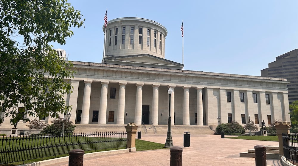 The Ohio Statehouse in May 2023.