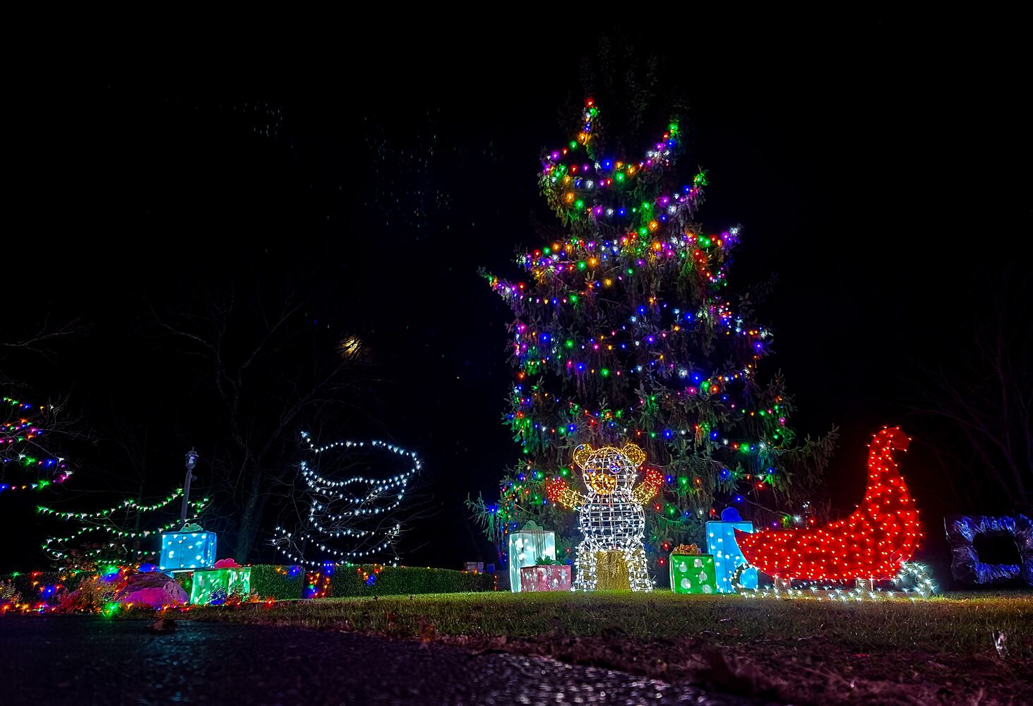 111920 Journey Borealis at Pyramid Hill drive-thru holiday light display