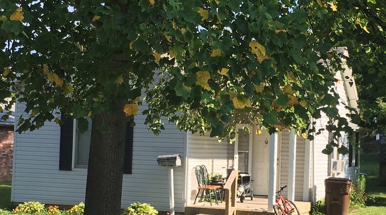 A stabbing was reported on West High Street in Eaton Thursday morning. STAFF PHOTO / JAROD THRUSH