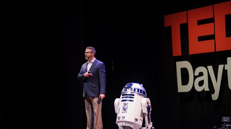 Joshua Montgomery's TedXDayton talk is about how building “Star Wars” droids made him a better teacher. CONTRIBUTED