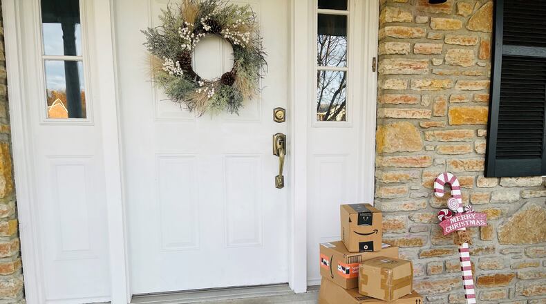 Packages delivered by Amazon, Walmart, Target and other companies are often left at a doorstep and are susceptible to theft.