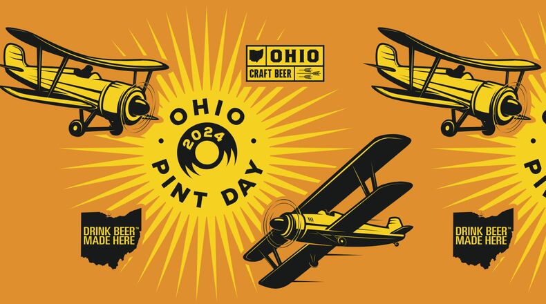 The Ohio Craft Brewers Association commissioned artist Sam Baird, art director at LemonGrenade Creative to design this year’s Ohio Pint Day glass.
