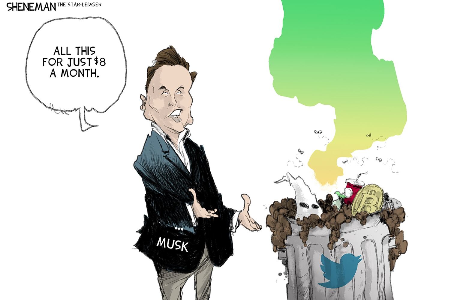 WEEK IN CARTOONS: Twitter, Pelosi attack, midterms and more