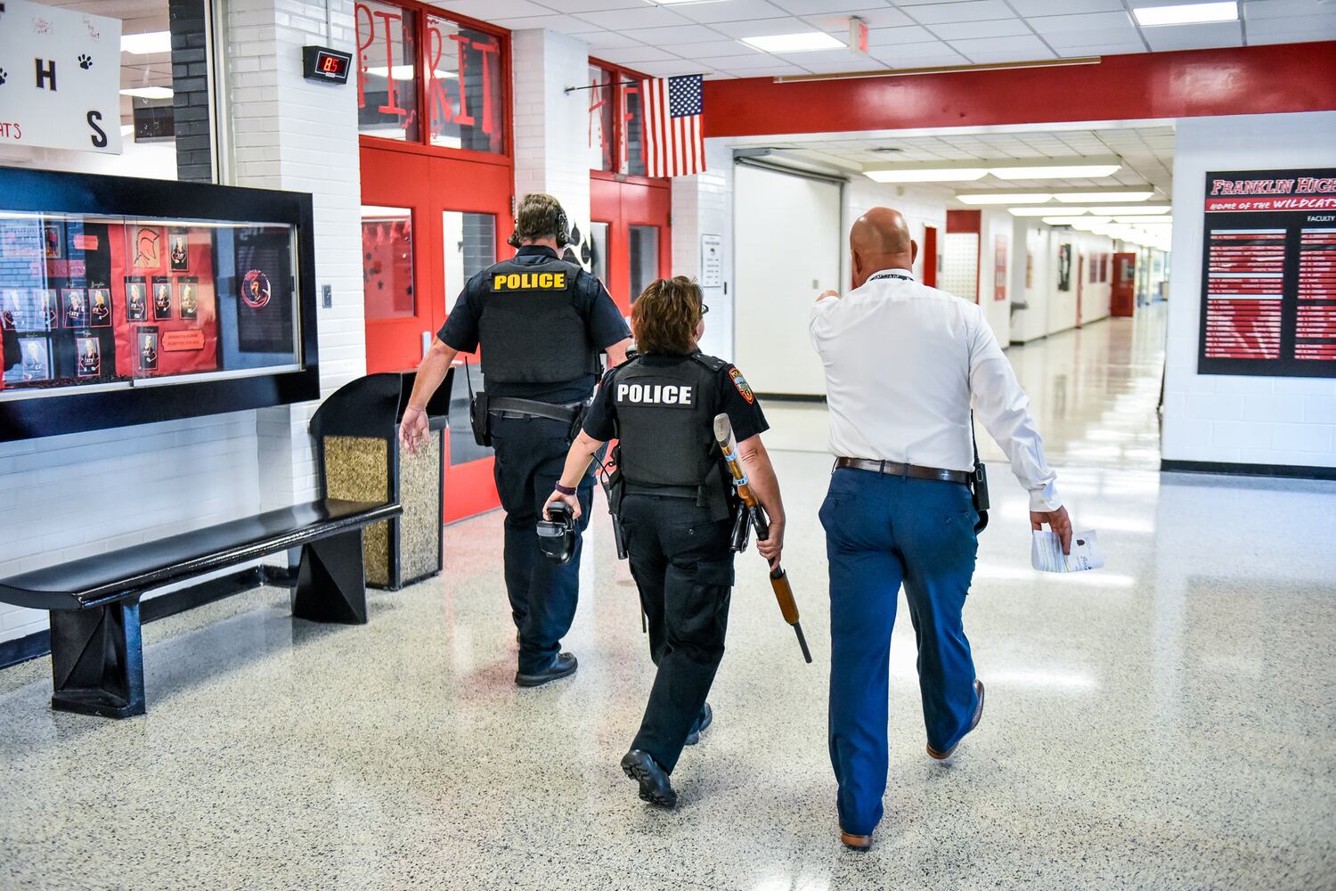 Franklin High School holds active shooter training for students
