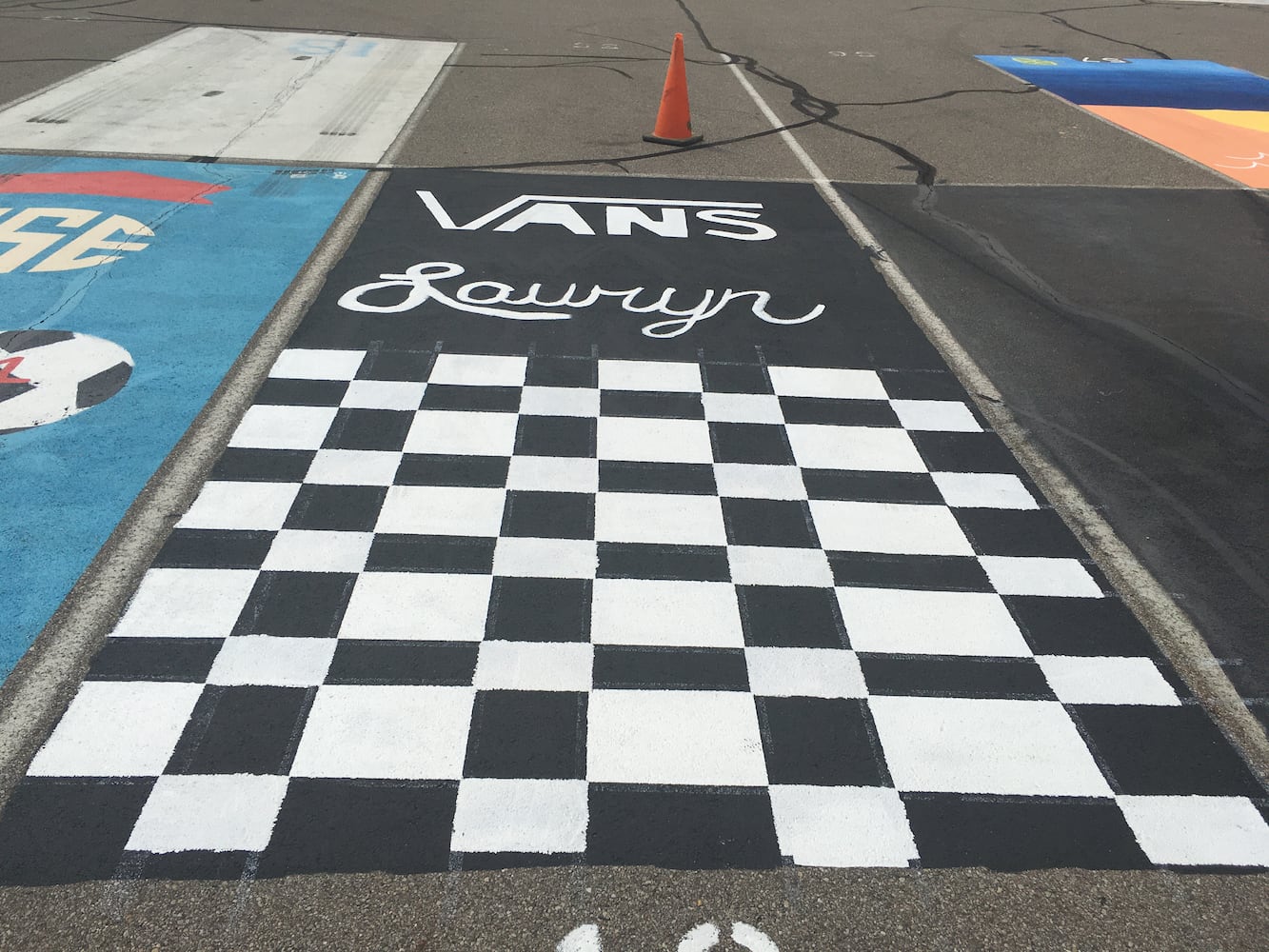 Lakota West High School parking lot spaces