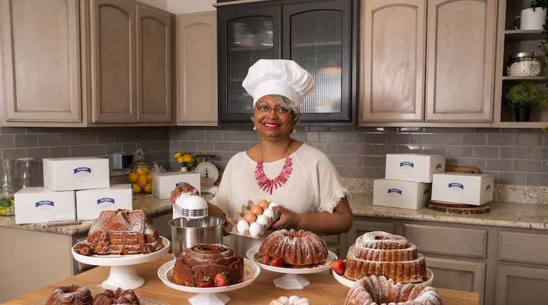 Stephanie Rousseau, founder and licensed baker at Dee-Licious Pound Cakes, says her company now offers corporate program purchasing. Rousseau is based in Mason. CONTRIBUTED