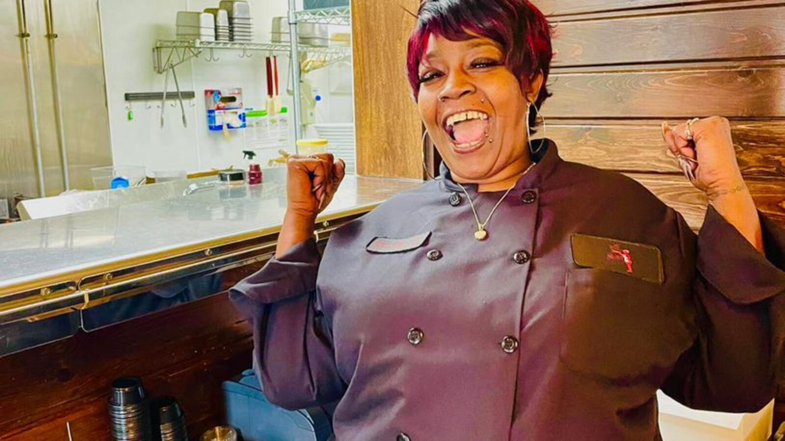 Naiyazcsia King-Thomason is the owner of Mz. Jade's Soul Food. She is seen here in 2022. CONTRIBUTED
