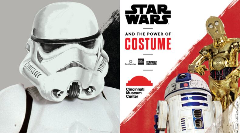 The exhibition Star Wars and the Power of Costume opens at the Cincinnati Museum Center on May 25. CONTRIBUTED