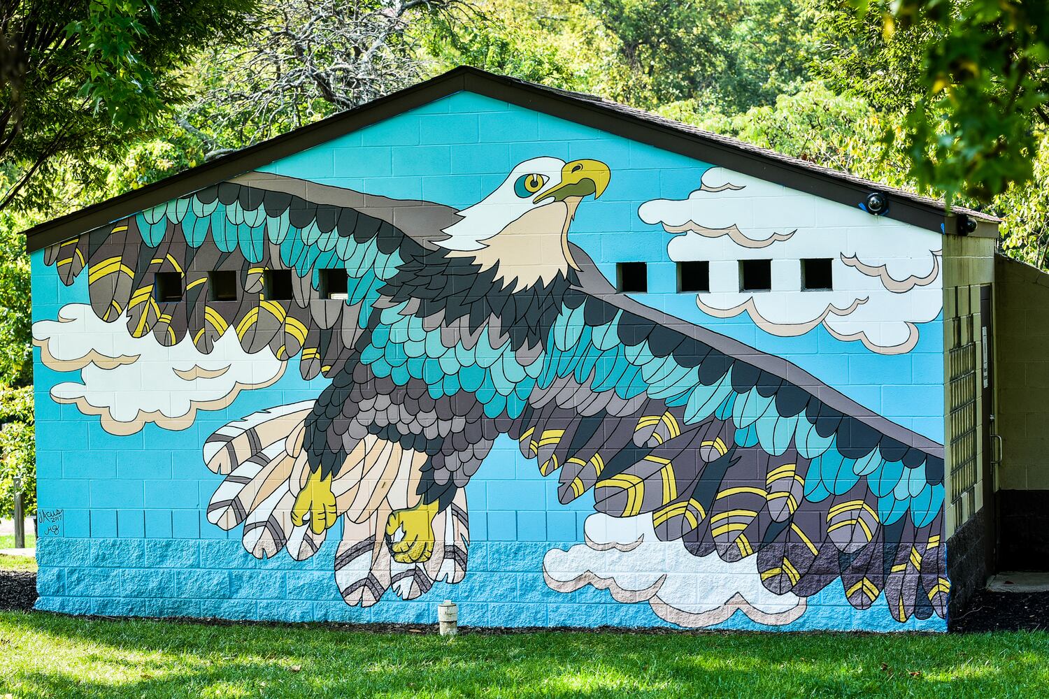 Murals add a splash of color to Hamilton buildings