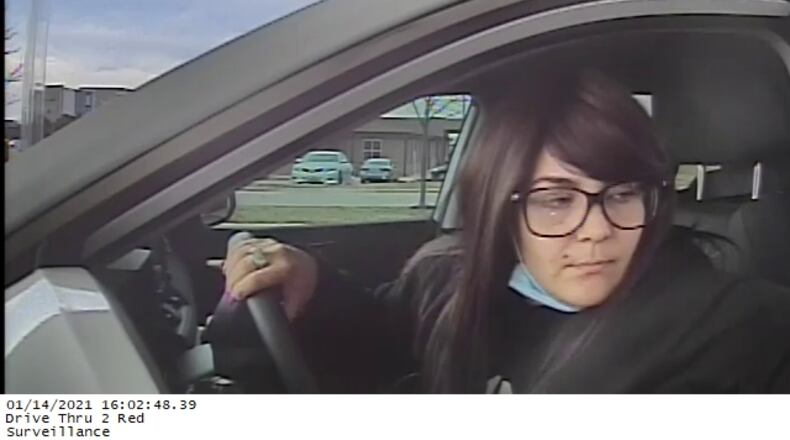 Fairfield Twp. police are looking for this woman who cashed a stolen check using a driver's license stolen in a recent rash of vehicle break-ins in the township. PROVIDED
