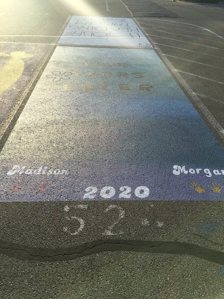 Lakota West senior parking spaces