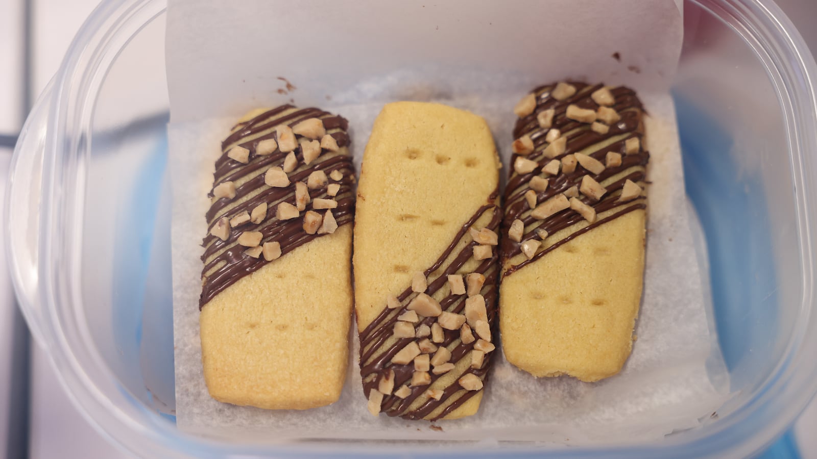 Beth Harper of Fairborn placed in the top 12 of the 2025 Dayton Daily News Holiday Cookie Contest with her Brown Sugar Shortbread with espresso and toffee. BRYANT BILLING/STAFF