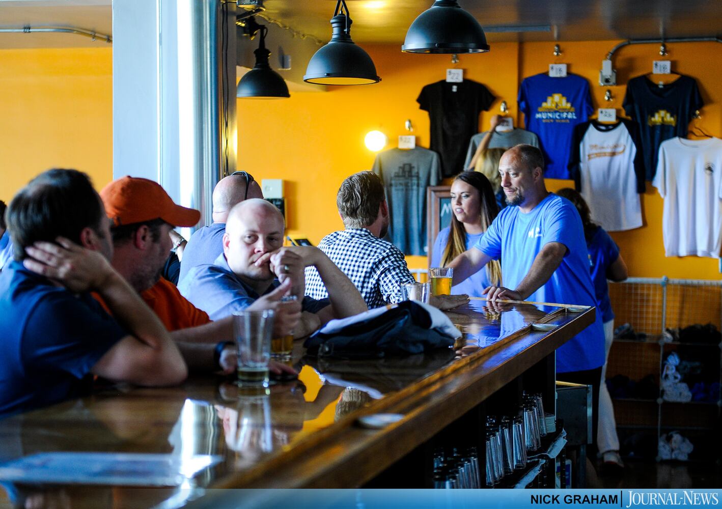 Municipal Brew Works First Pour