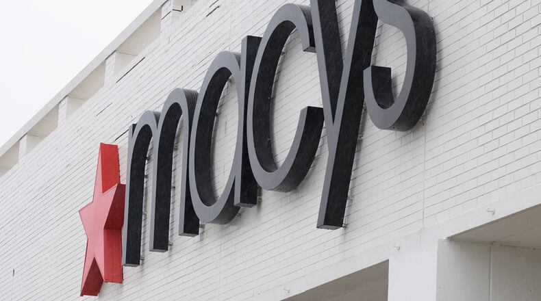 A Macy’s store in Plymouth Meeting, Pa. According to a report by consultant Challenger, Gray & Christmas, Inc., the largest planned job cuts in Ohio came from Macy’s which announced 10,000 cuts this year. (Ed Hille/Philadelphia Inquirer/TNS)