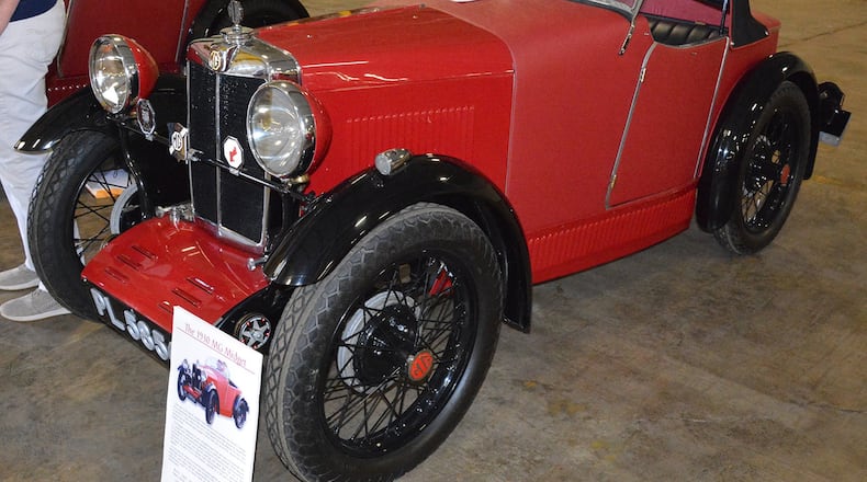 This 1930 MG Midget will be shown at the 11th annual Dayton Concours d’Elegance at Carillon Park Sept. 17. Contributed photo