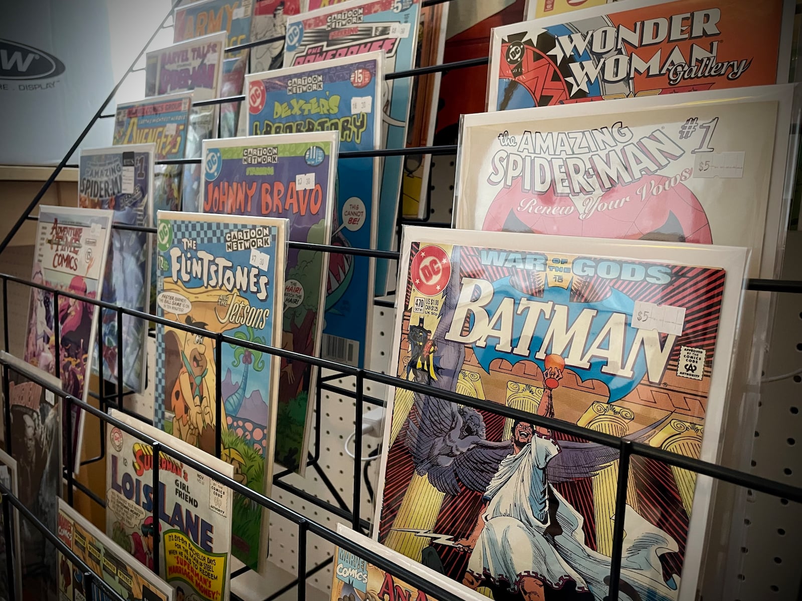 Hailstorm Vintage, a comic book, vintage clothing and collectible store at 98 S. Main St. in Waynesville, is celebrating its grand opening on Nov. 1. NATALIE JONES/STAFF