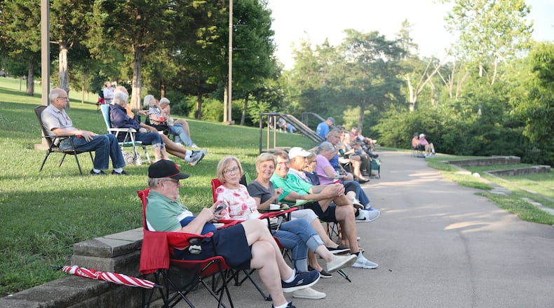 West Chester’s Keehner Park Concert Series will kick off with the West Chester Symphony and an ice cream social on  June 1. Pictured is a previous concert event at Keehner Park. CONTRIBUTED