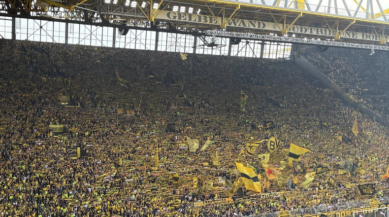 Borussia Dortmund is known to have one of the most intense fan bases in the world. BVB's supporters section is known as the “Yellow Wall.” WCPO