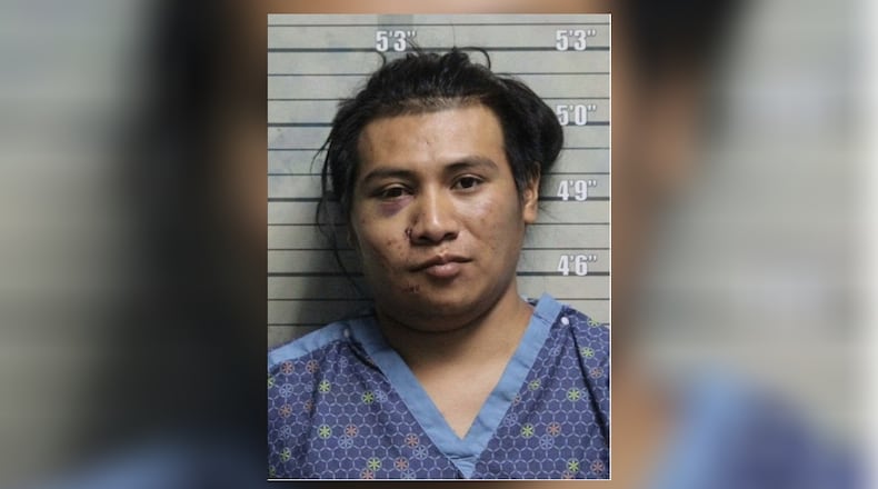 Yoan Perexz Ventula, 27, was arrested and charged with aggravated vehicular assault, obstruction of justice, OVI, driving without a driver's license and going left of center. BUTLER COUNTY SHERIFF'S OFFICE