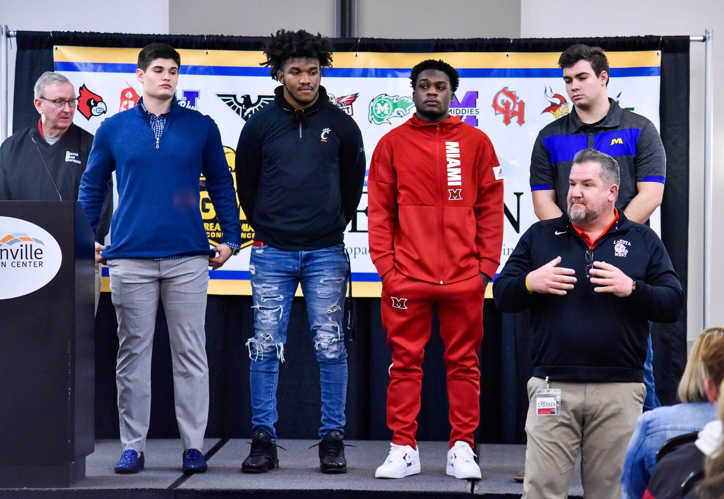 GMC football signing day ceremony