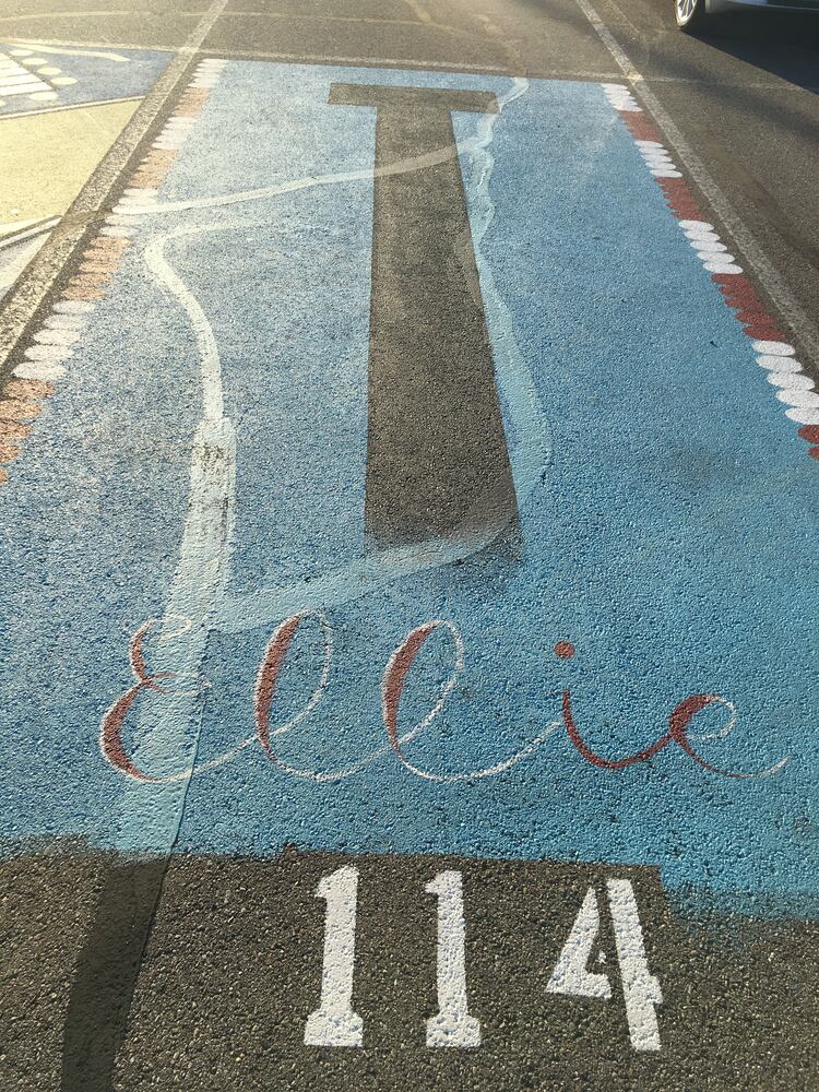Lakota West senior parking spaces