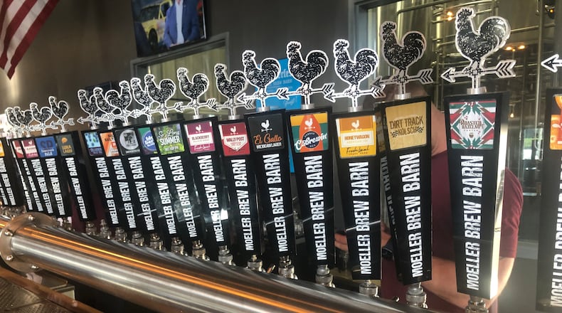 Moeller Brew Barn is opening today in Monroe in the former Rivertown Brewery location. More than 22 beers will be on tap at any given time, including new beers brewed on site and established Moeller favorites. RICK McCRABB/STAFF