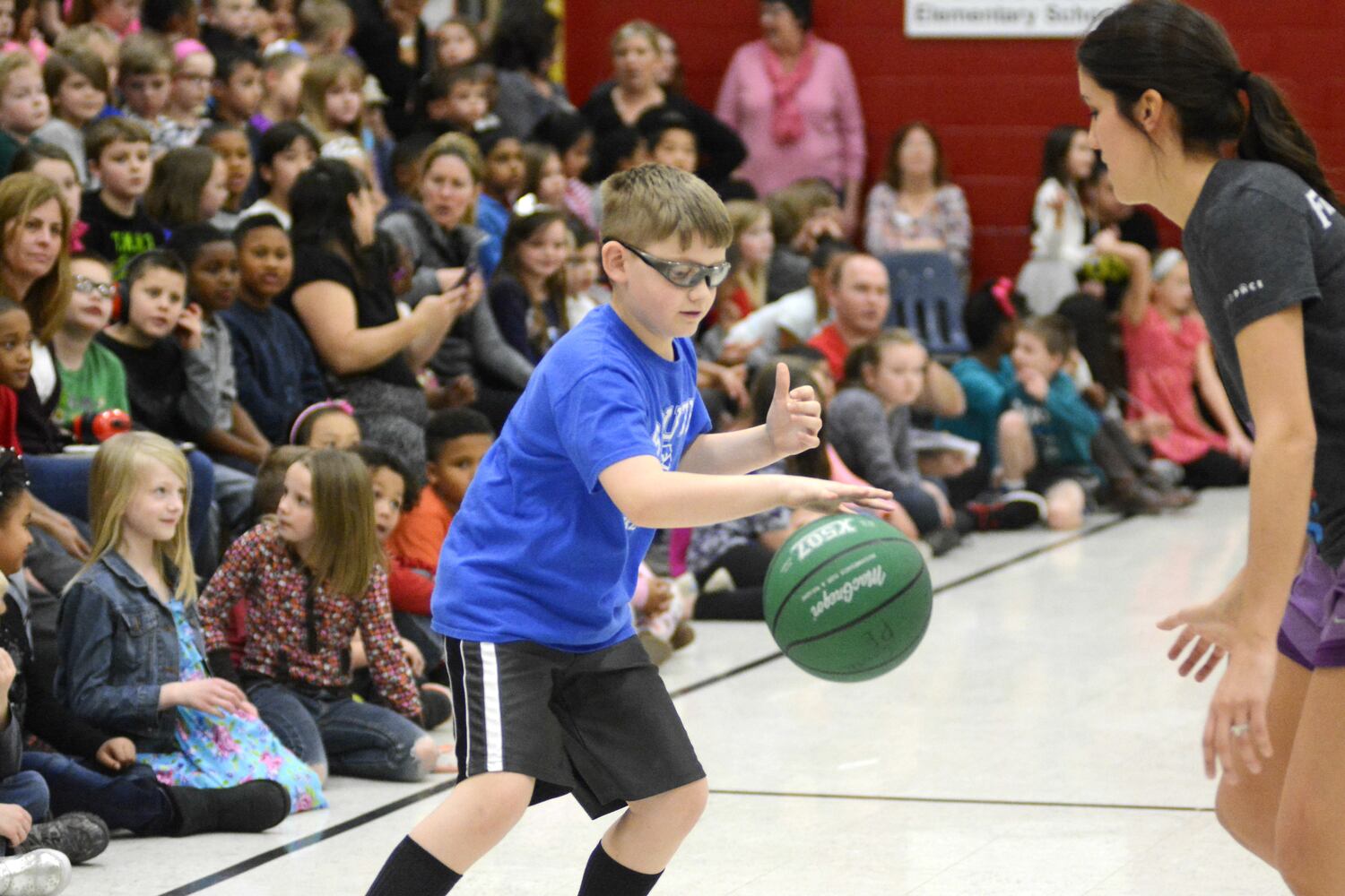Students vs. Staff basketball