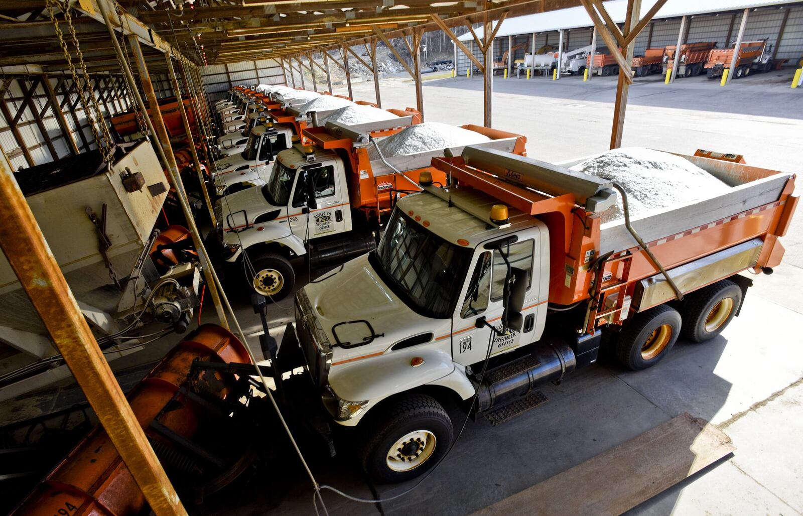 The Butler County engineer has to pay an additional $90,000 for road salt this year because bids came in high. FILE PHOTO