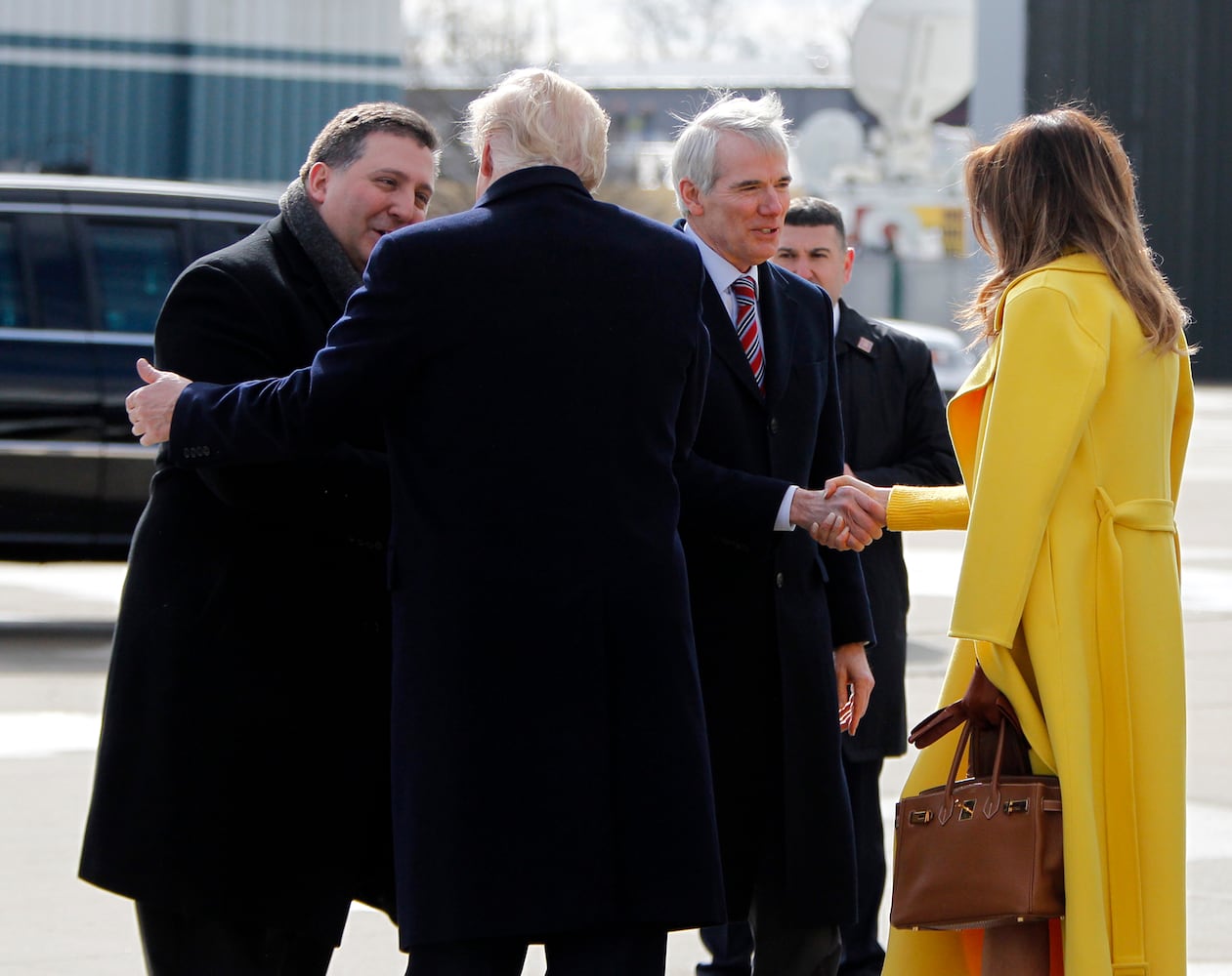 PHOTOS President Trump's past visits to the region.