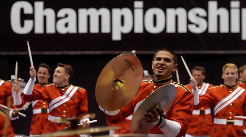High school drum lines and winter guards from throughout the region will be competing in Hamilton this weekend. STAFF FILE