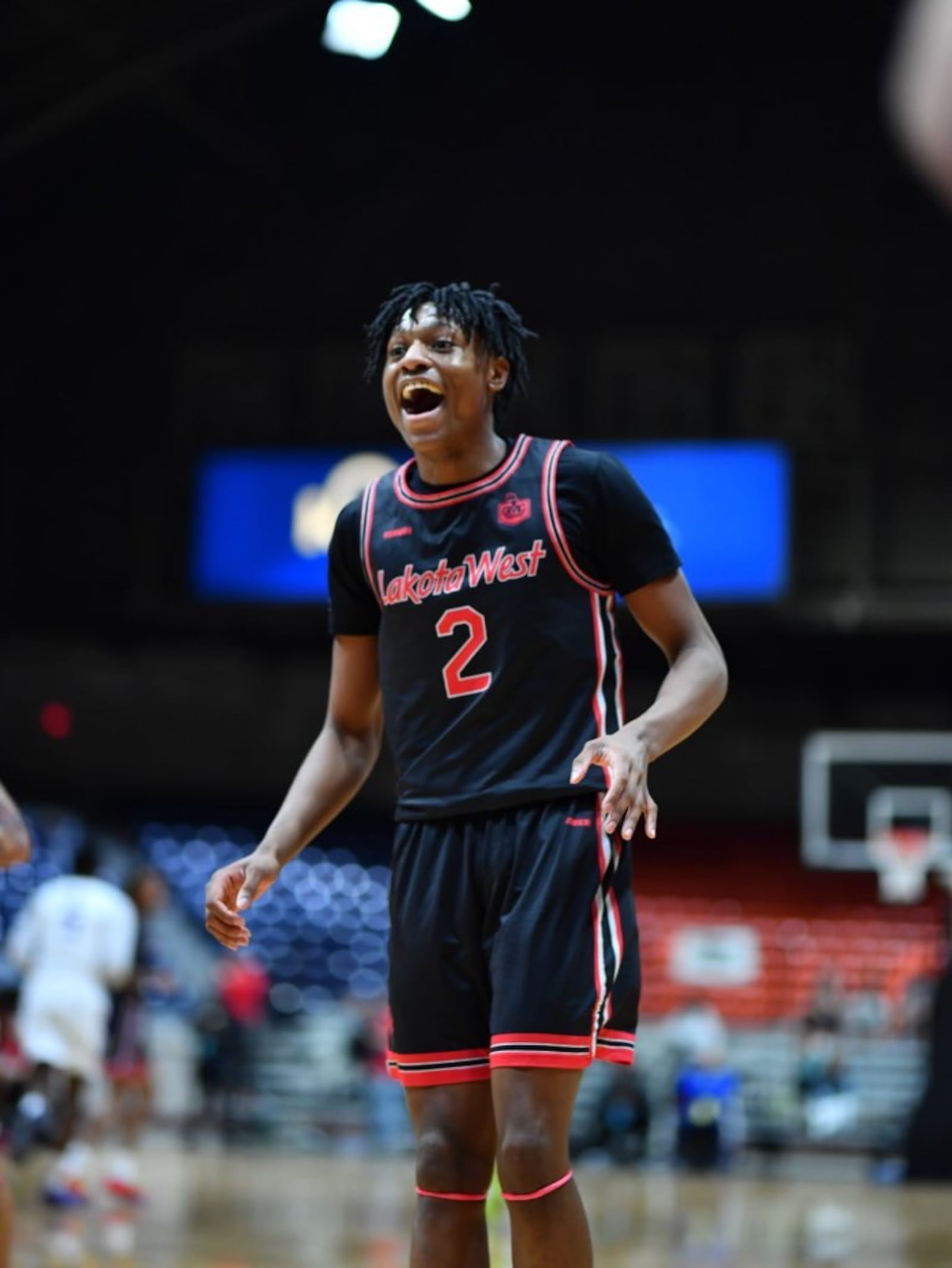 Lakota West’s Josh Tyson reacts during his Division I regional final against Pickerington Central on Saturday at the Ohio Expo Center. KYLE HENDRIX / CONTRIBUTED