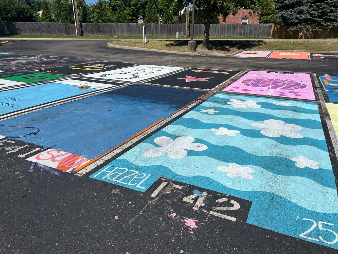 Hamilton high school senior parking lot spaces 2024