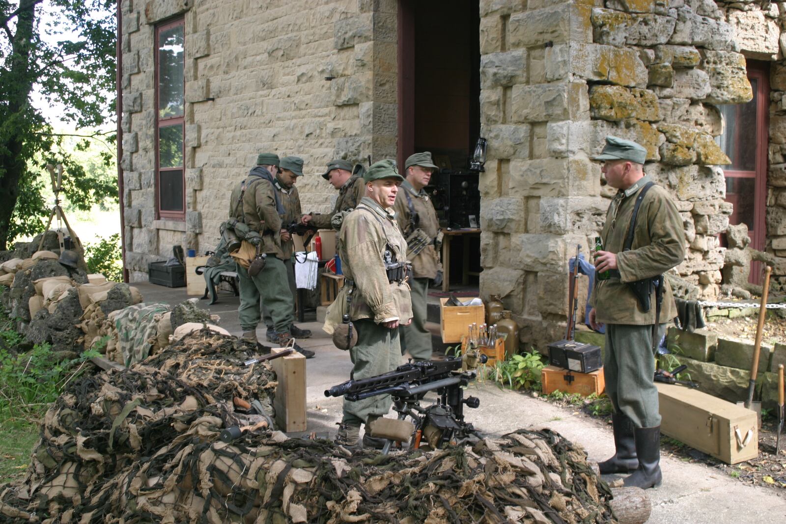 The fifth annual Heritage Day will be held on the ground of Mac-A-Cheek Castle, 10051Township Rd., in West Liberty on Oct. 6. The Greater Ohio Living History Association, WWII US Mech Forces HQ will return for the program, GIs and Jerry, Life at the Front.  CONTRIBUTED PIATT CASTLES
