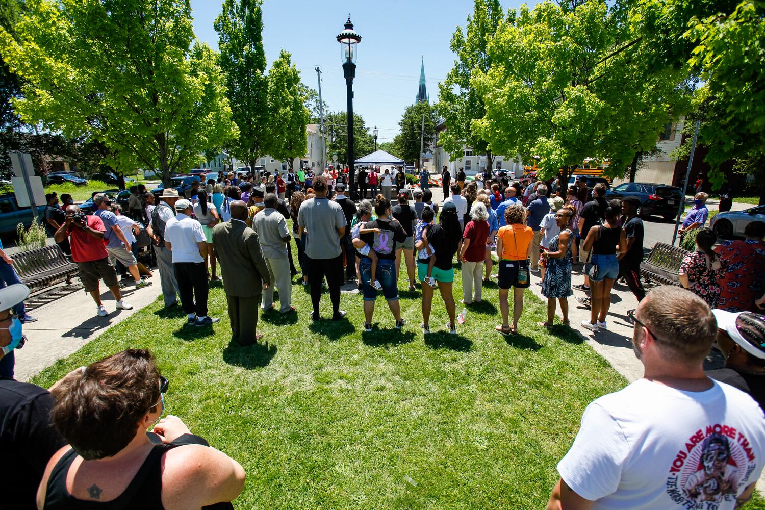 Prayer Vigil held at Bailey Square in Hamilton