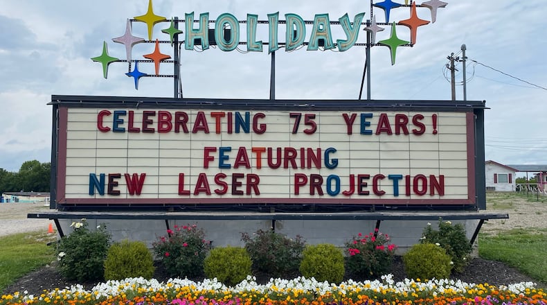 Holiday Auto Theatre is celebrating its 75th anniversary as Butler County’s only drive-in.