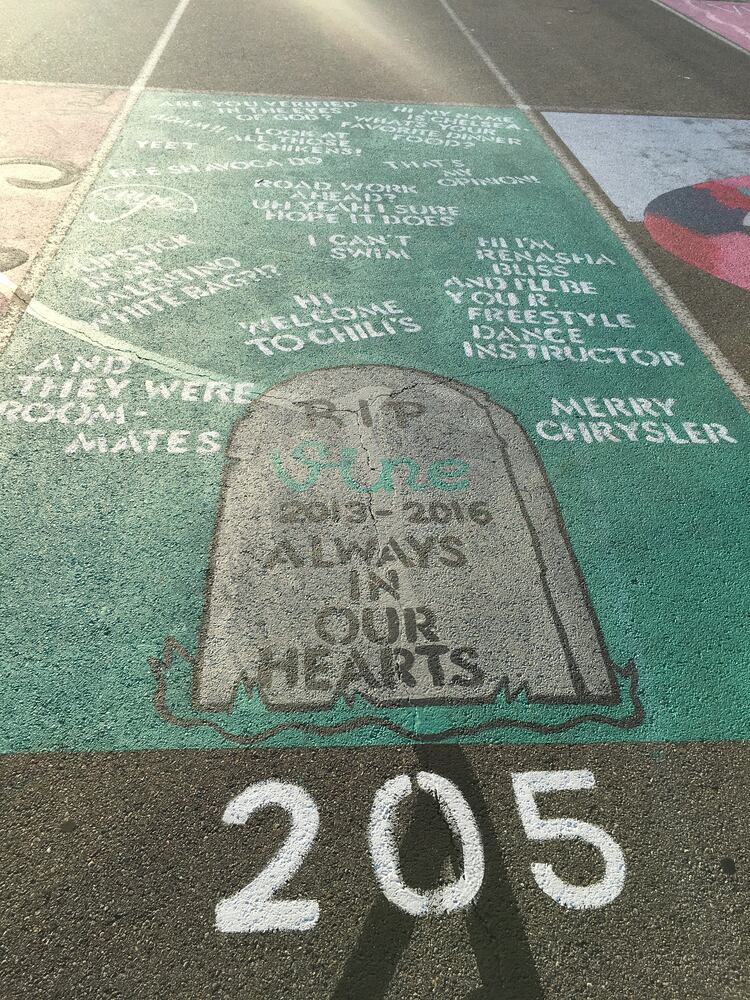 Lakota West senior parking spaces